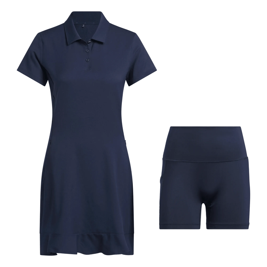 Adidas Ultimate Solid Golf Dress - Navy