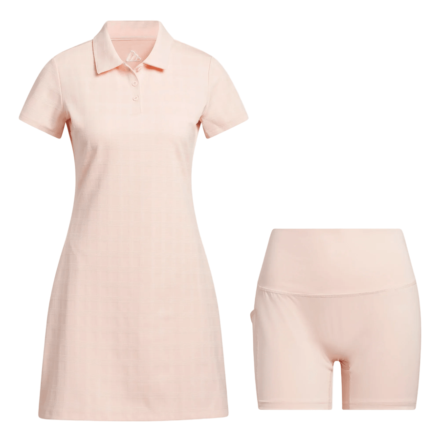 Adidas Ultimate365+ Jacquard Dress - Pink