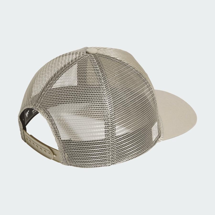 Casquette Adidas à 5 panneaux en mesh avec cordon - beige