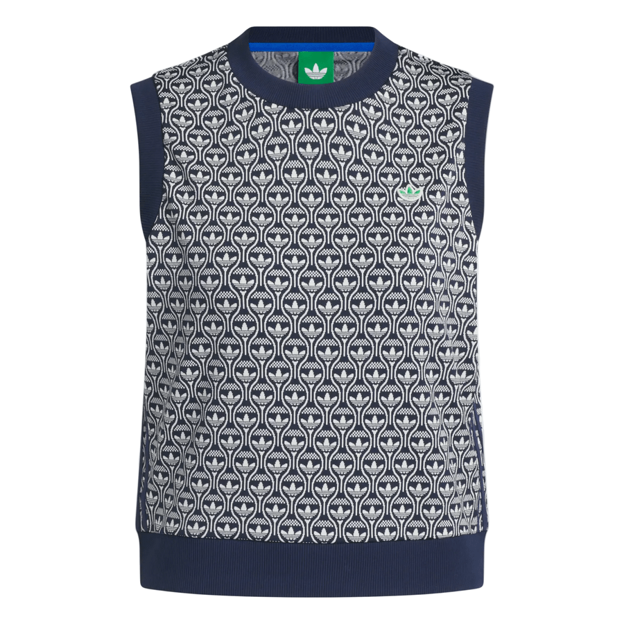 Adidas Ladies Originals All Over Vest - Navy