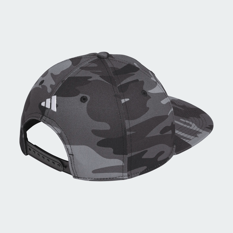 Adidas Camo 5 Panel Crestable Hat - Grey