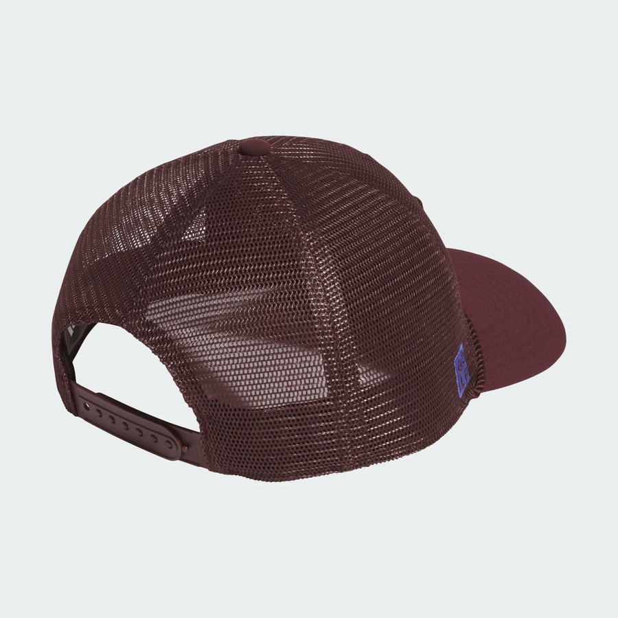 Adidas Mesh 5 Panel Rope Hat - Maroon