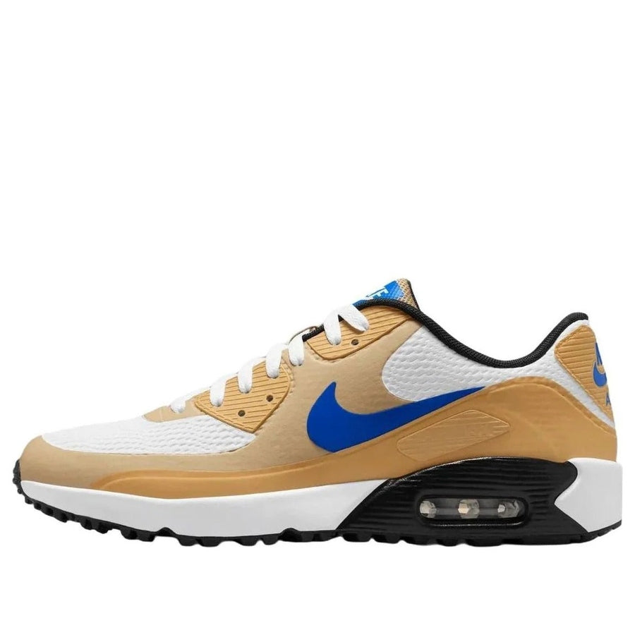 Nike Air Max 90 G Spikeless Golf Shoes - Brown/White