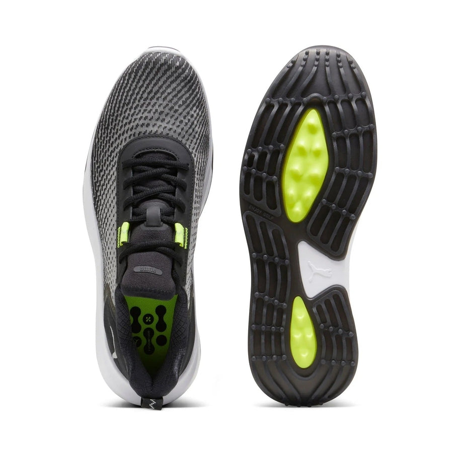 Puma Fusion Crush Sport Wide Spikeless Golf Shoes - Black