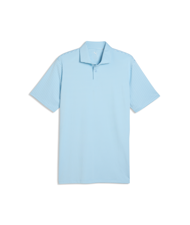 Puma BRRR Stripe Golf Polo - Blue
