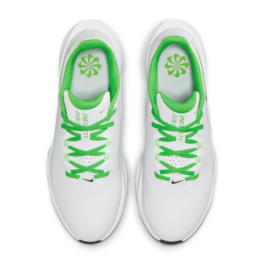 Nike Infinity G NN Spikeless Golf Shoes - White/Green