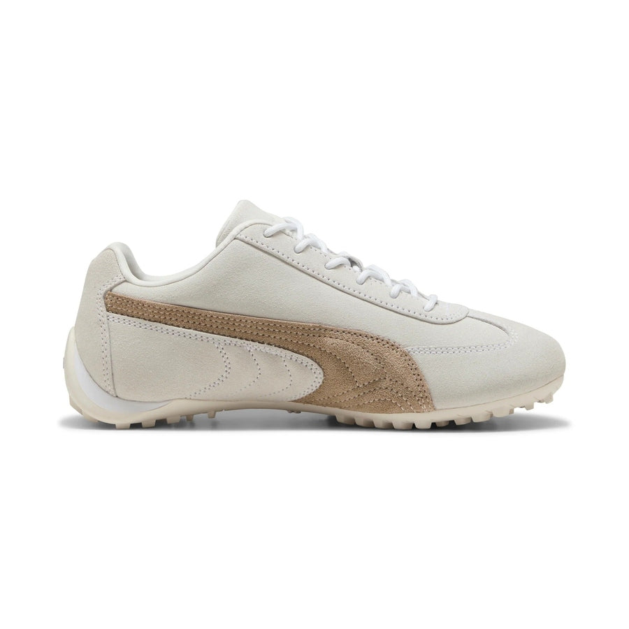 Puma Ladies Speedcat G Spikeless Golf Shoes - White/Coffee