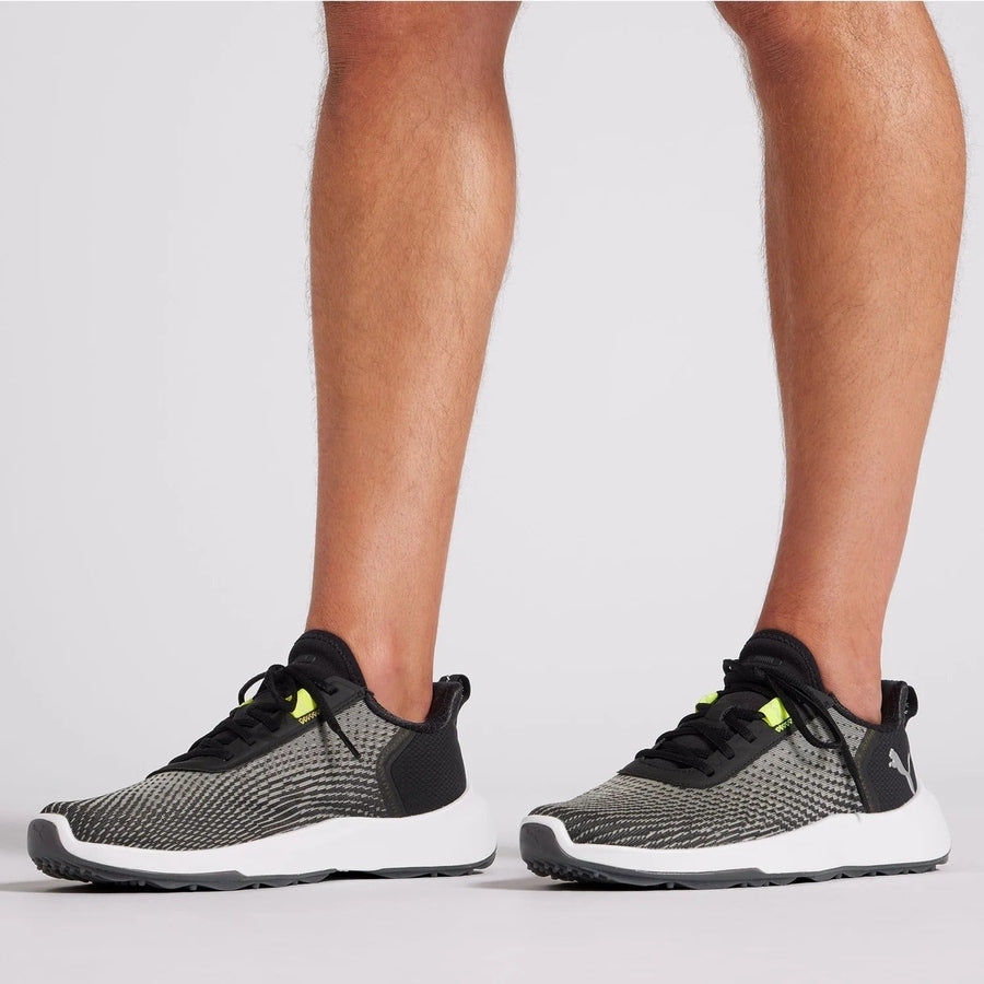 Puma Fusion Crush Sport Wide Spikeless Golf Shoes - Black