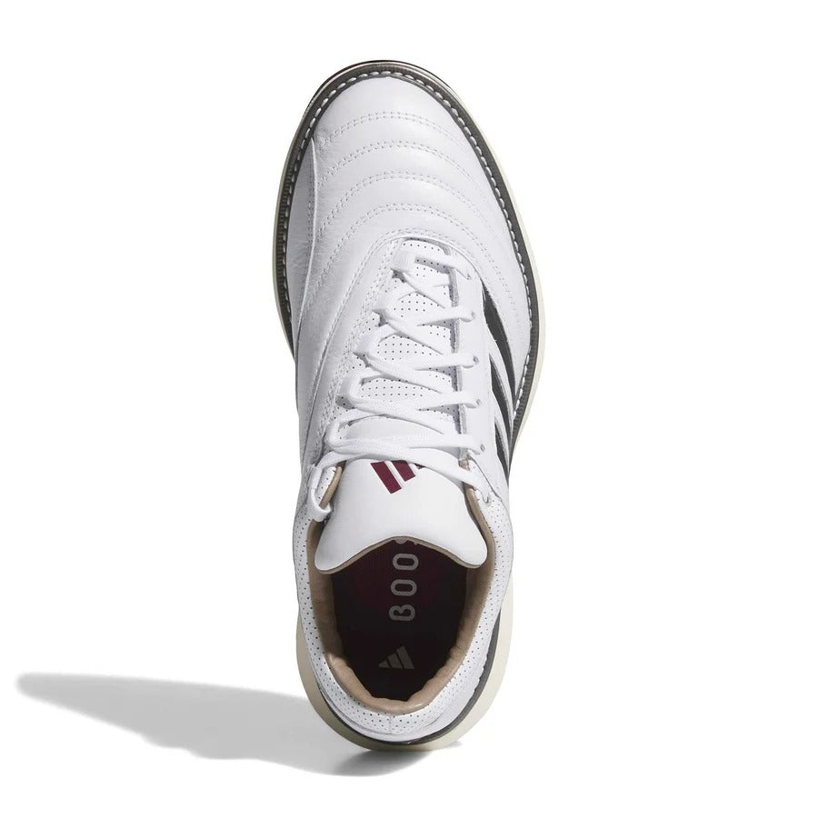 Adidas chaussures de golf unisexes MC70 FB sans crampons - blanc cassé/marron
