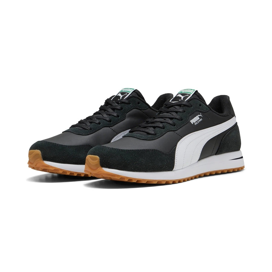 Puma Helsinki G Spikeless Golf Shoes - Black/White