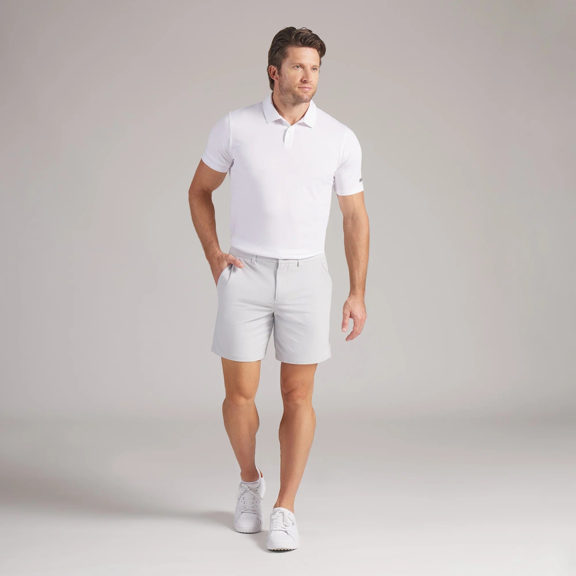 Puma 101 Premier 7" Golf Shorts - Gray