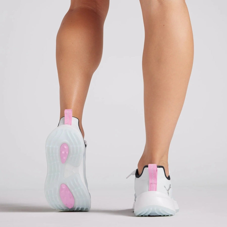 Puma Ladies Fusion Crush Sport Spikeless Golf Shoes - Blue/Pink