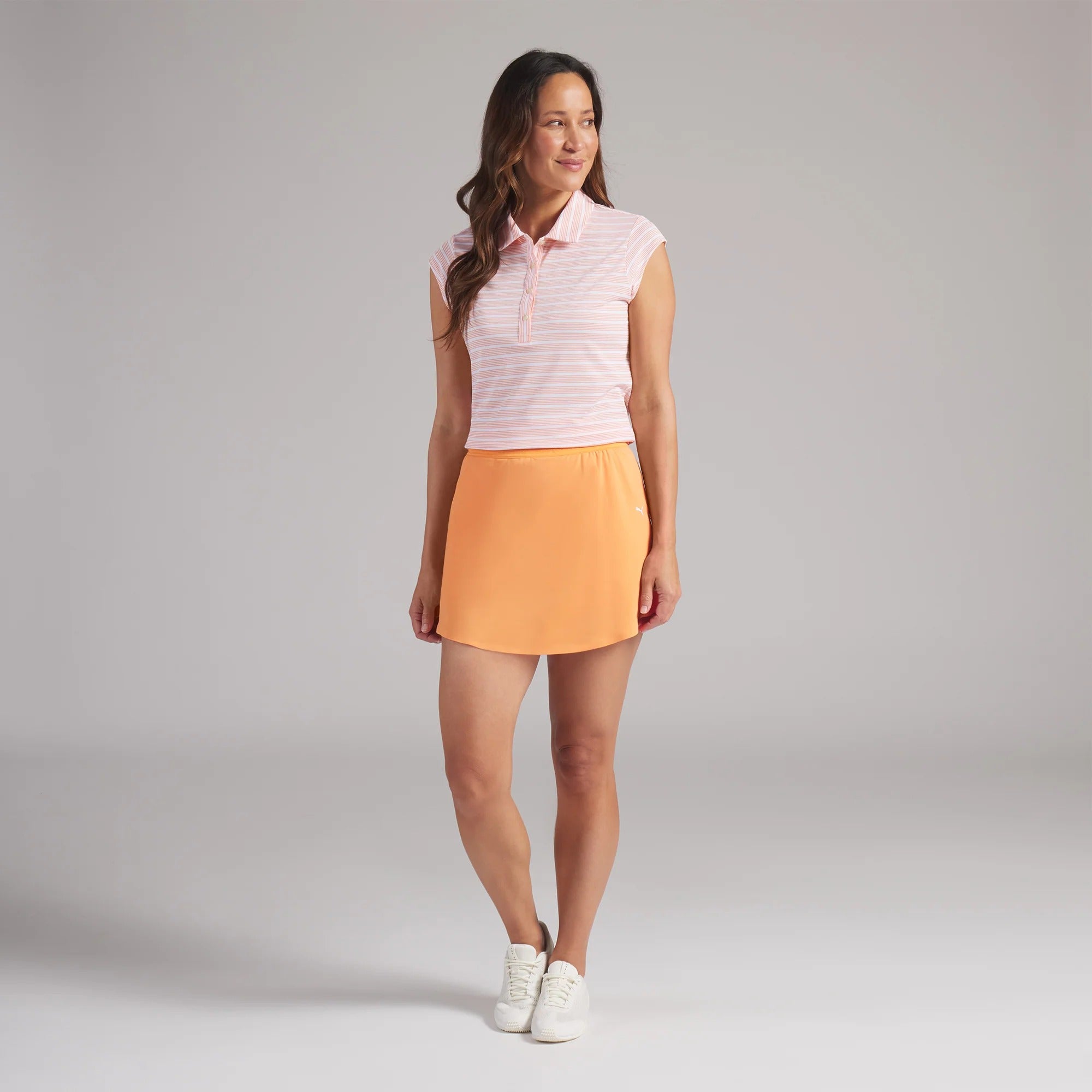 Puma Ladies Lettie 15.5" Golf Skirt - Orange