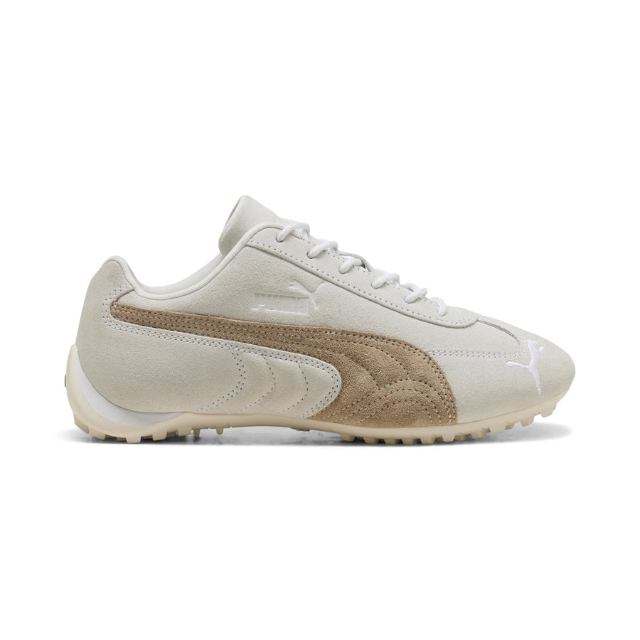 Puma Ladies Speedcat G Spikeless Golf Shoes - White/Coffee