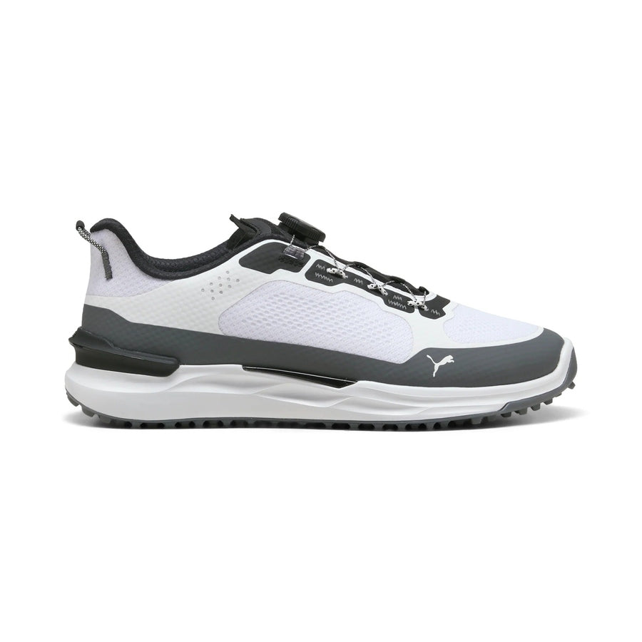 Puma Ignite Elevate 2 Disc Spikeless Golf Shoes - White/Gray