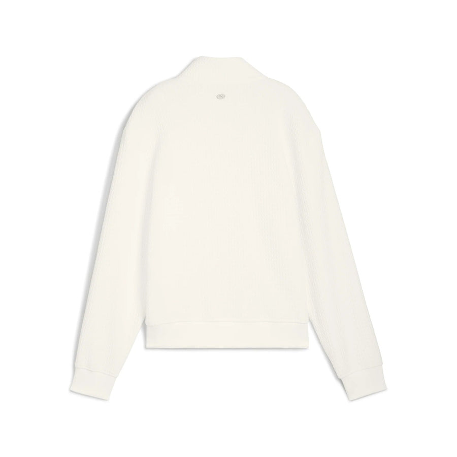 Puma Ladies Boulder 1/2 Snap Pullover - White