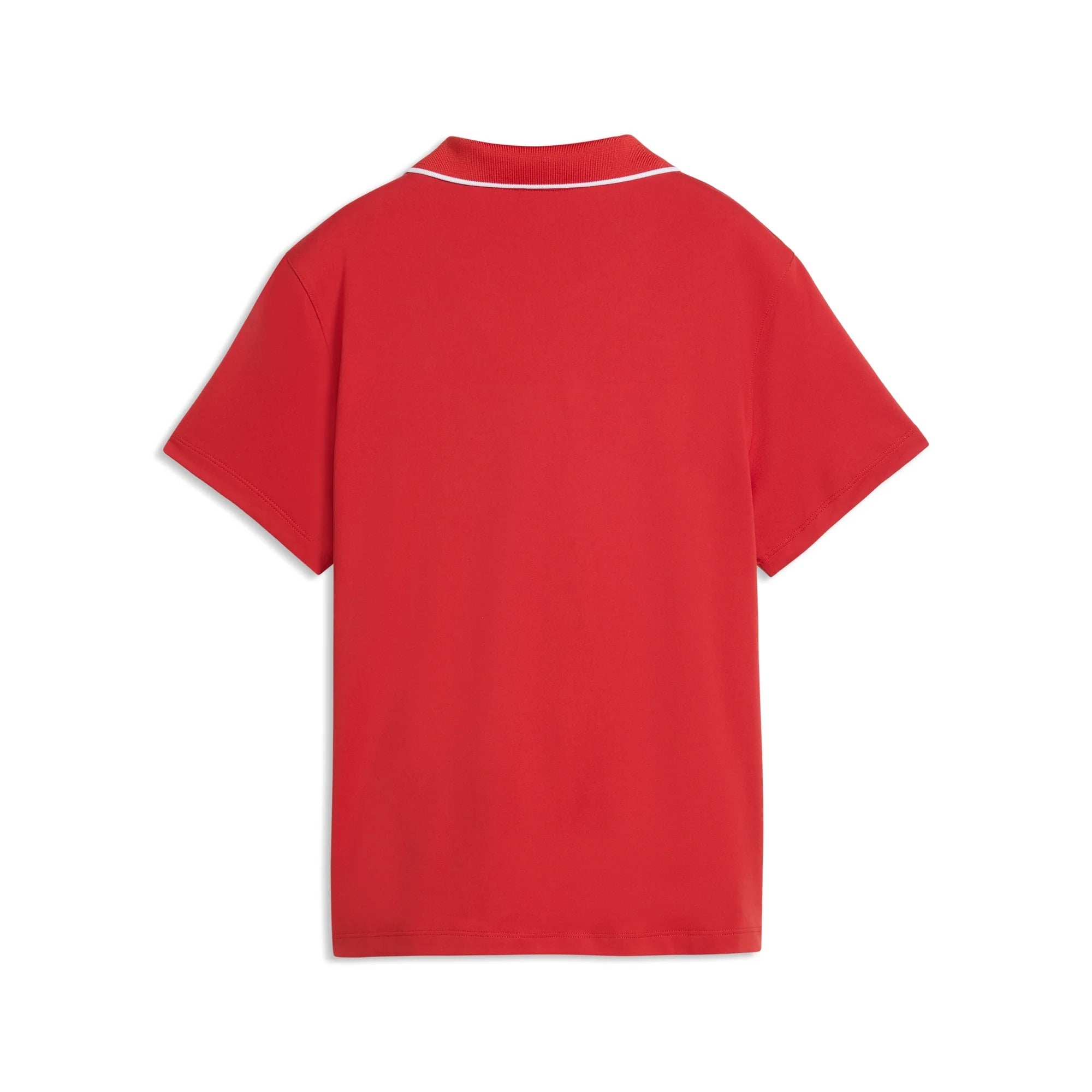 Puma Ladies CLOUDSPUN Essential Short Sleeve Golf Polo - Red