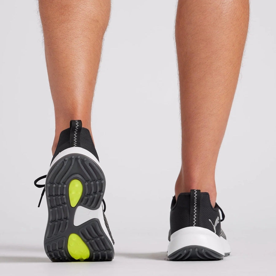 Puma Fusion Crush Sport Wide Spikeless Golf Shoes - Black