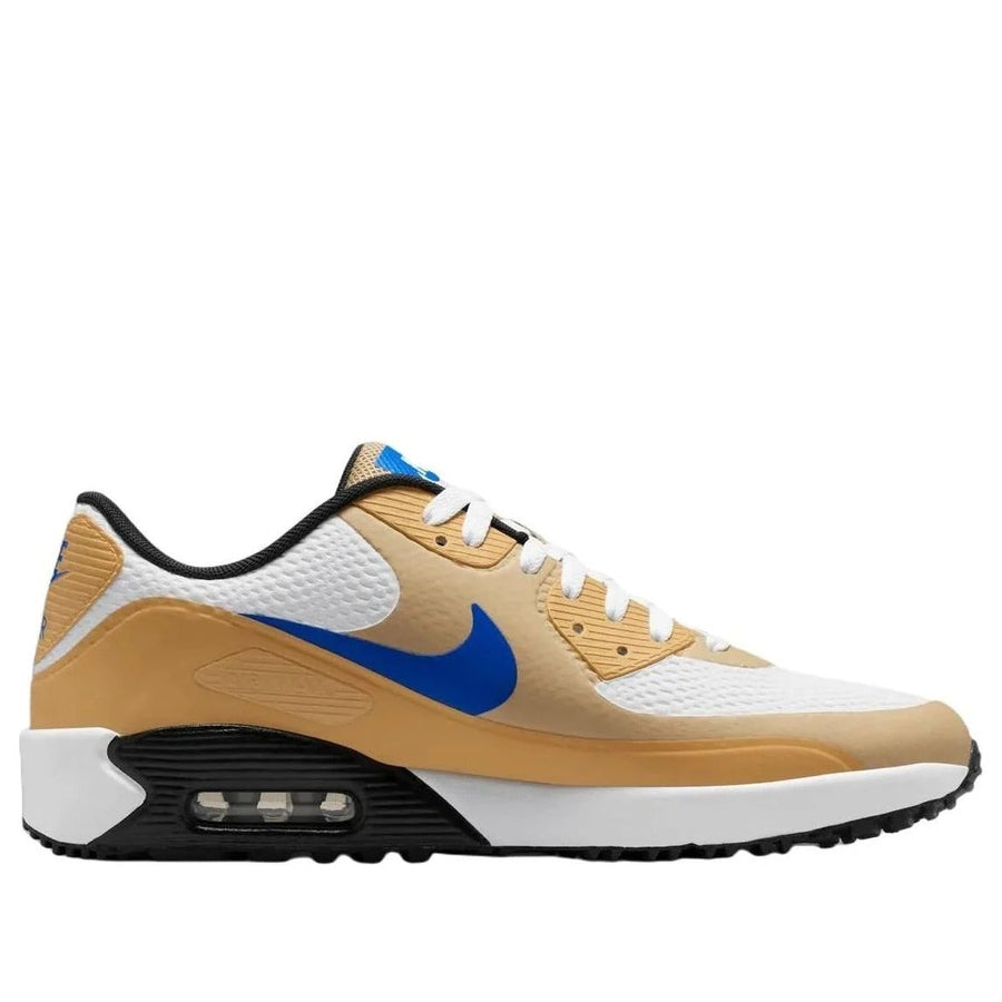 Nike Air Max 90 G Spikeless Golf Shoes - Brown/White