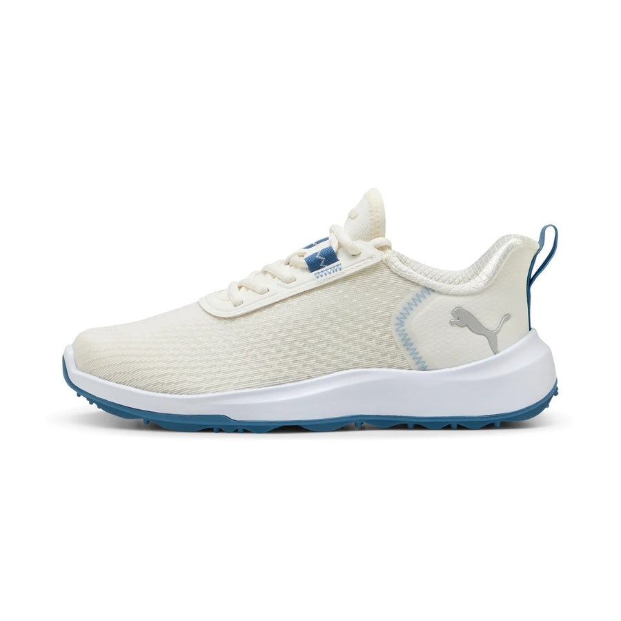 Puma Ladies Fusion Crush Sport Spikeless Golf Shoes - White/Blue