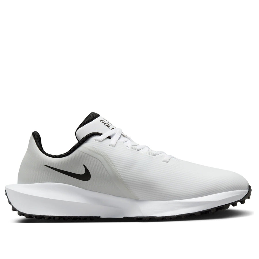Nike Infinity G NN WIDE Spikeless Golf Shoes - White/Black