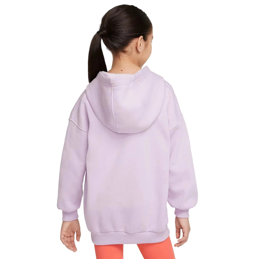 Sweat à capuche oversize Nike Sportswear Club Fleece pour fille