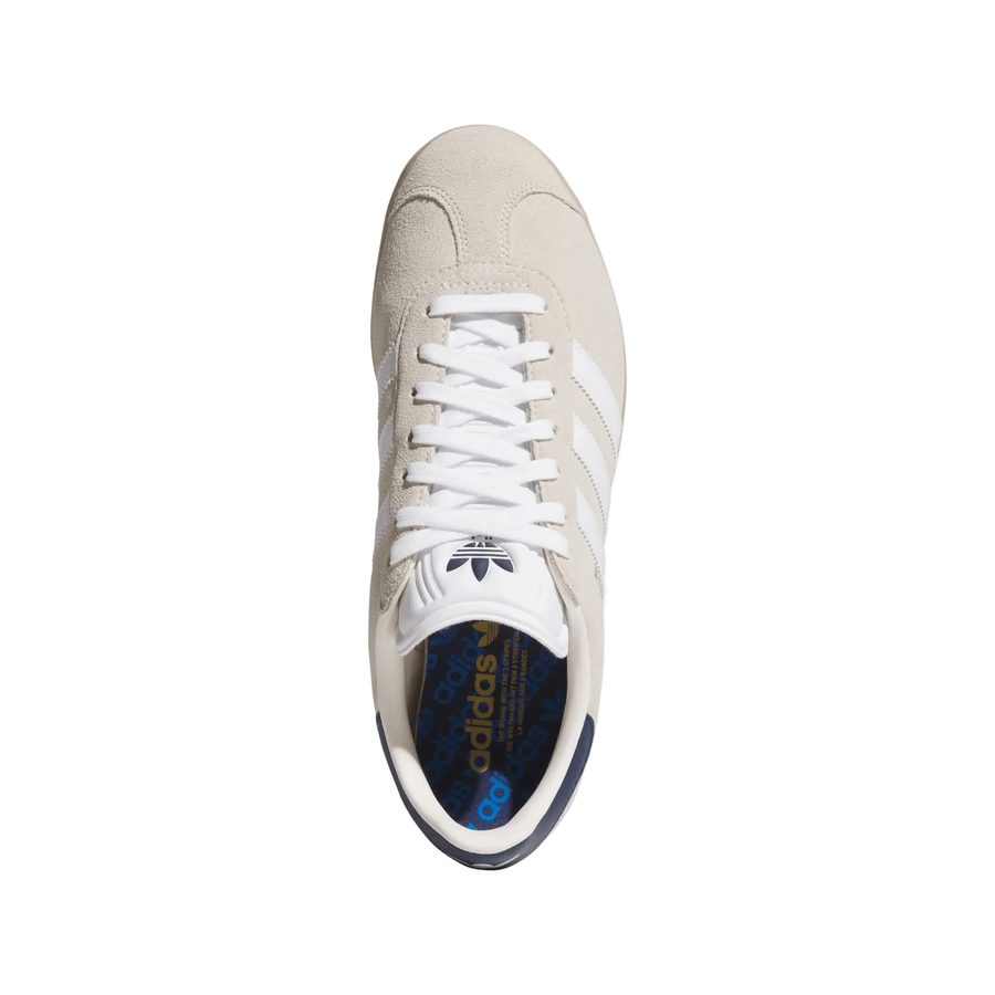 Adidas Gazelle Spikeless Golf Shoes - Beige/White