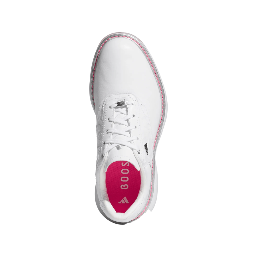 Adidas Ladies MC70 Spikeless Golf Shoes - White/Pink