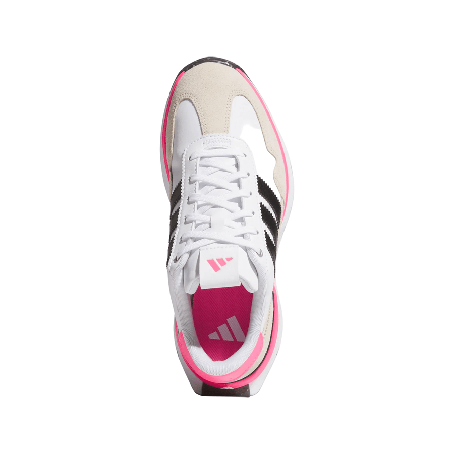 Adidas Ladies S2G 26 Textile Spikeless Golf Shoes - White/Black/Pink