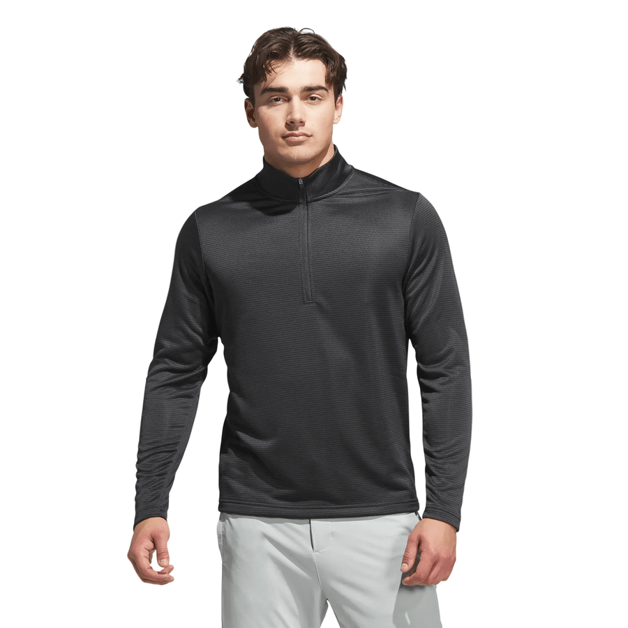 Adidas Performance Printed Quarter-Zip Jacket - Black