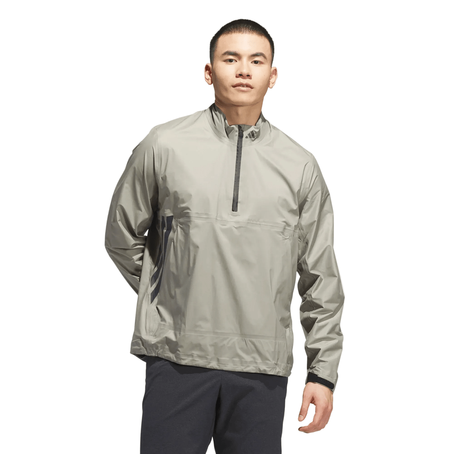 Adidas Climaproof+ Half-Zip Golf Jacket - Grey