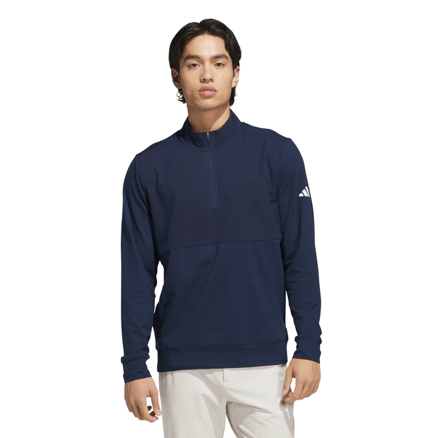 Adidas Ultimate365 Tour Quarter-Zip Golf Pullover - Navy