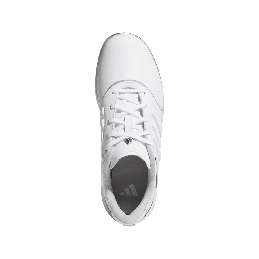 Adidas Ladies Alphaflex Zoysia Spikeless Golf Shoes - White/Silver