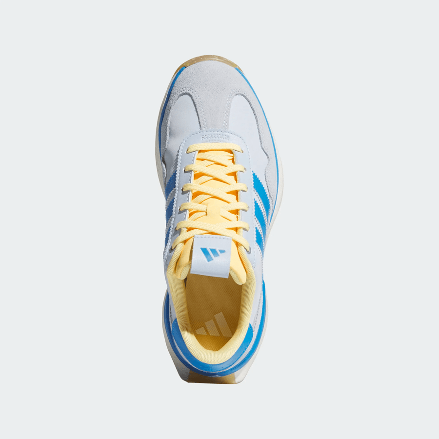 Adidas Ladies S2G 26 Textile Spikeless Golf Shoes - Blue/Grey/Yellow