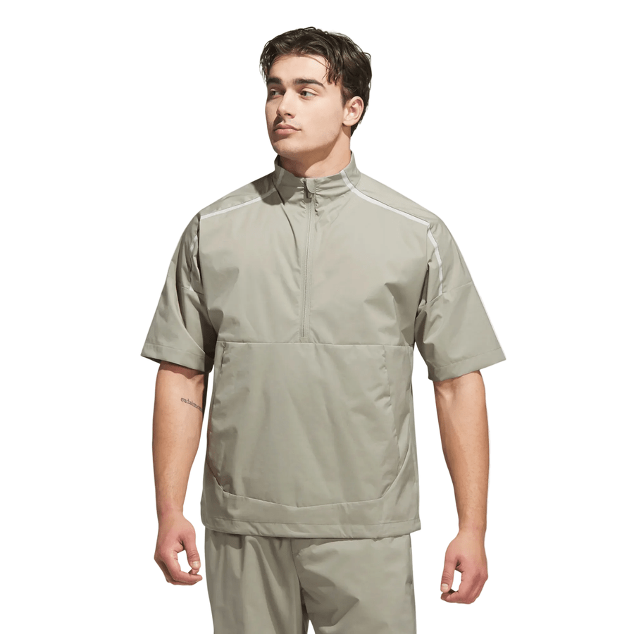 Veste de golf à manches courtes Adidas Provisional - gris