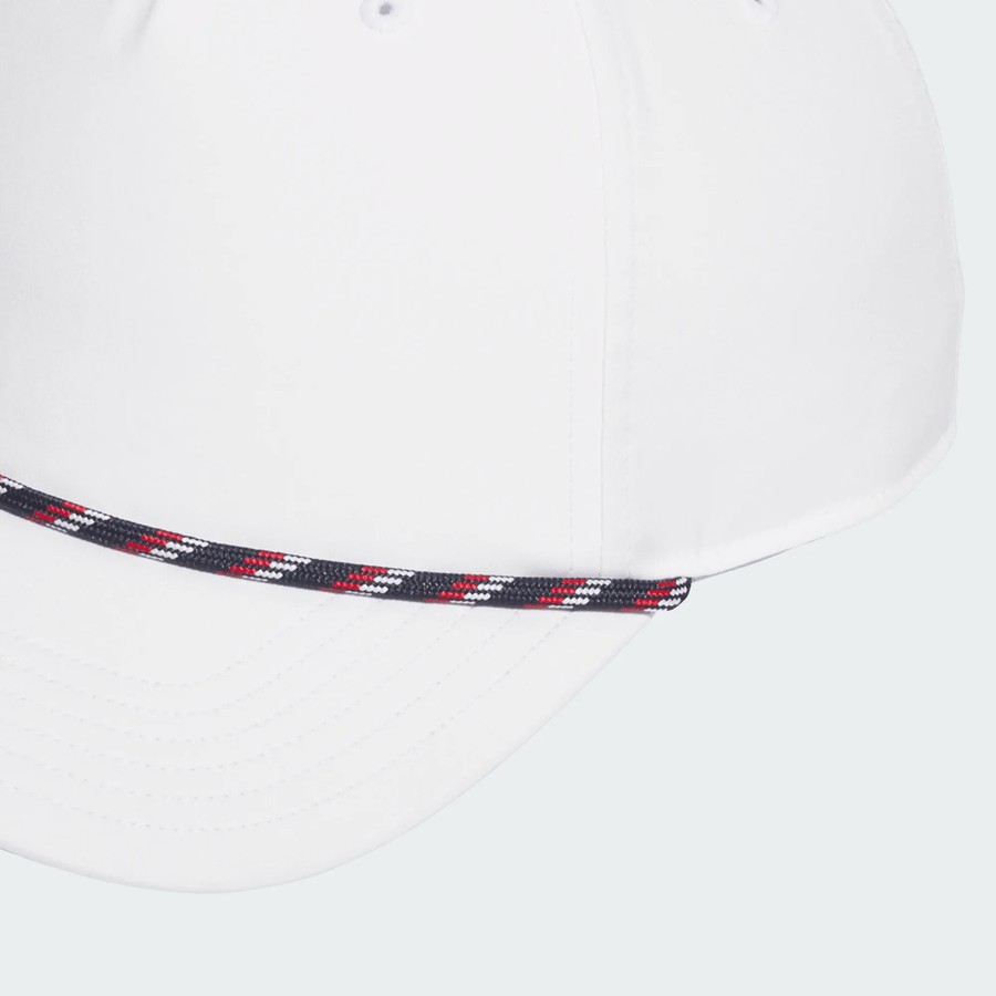 Adidas 5-Panel Rope Crestable Hat - White