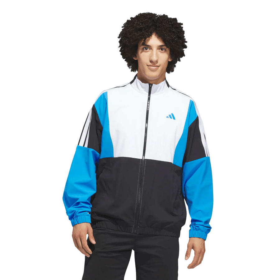 Adidas Beyond The Course Twistweave Full-Zip Windbreaker - Black