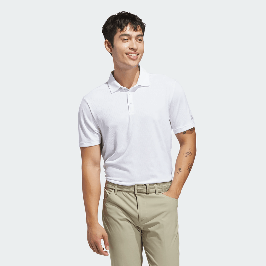 Polo Adidas Ultimate365 en jacquard