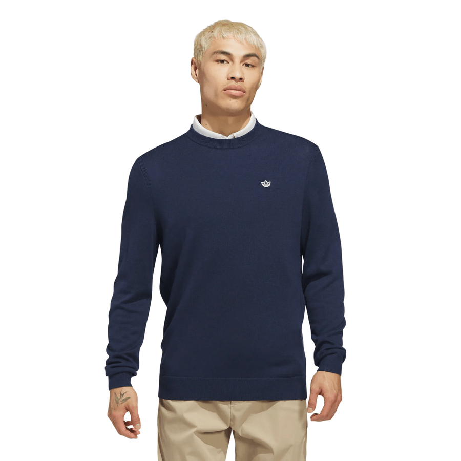 Adidas Originals Cashmere Blend Sweater - Navy