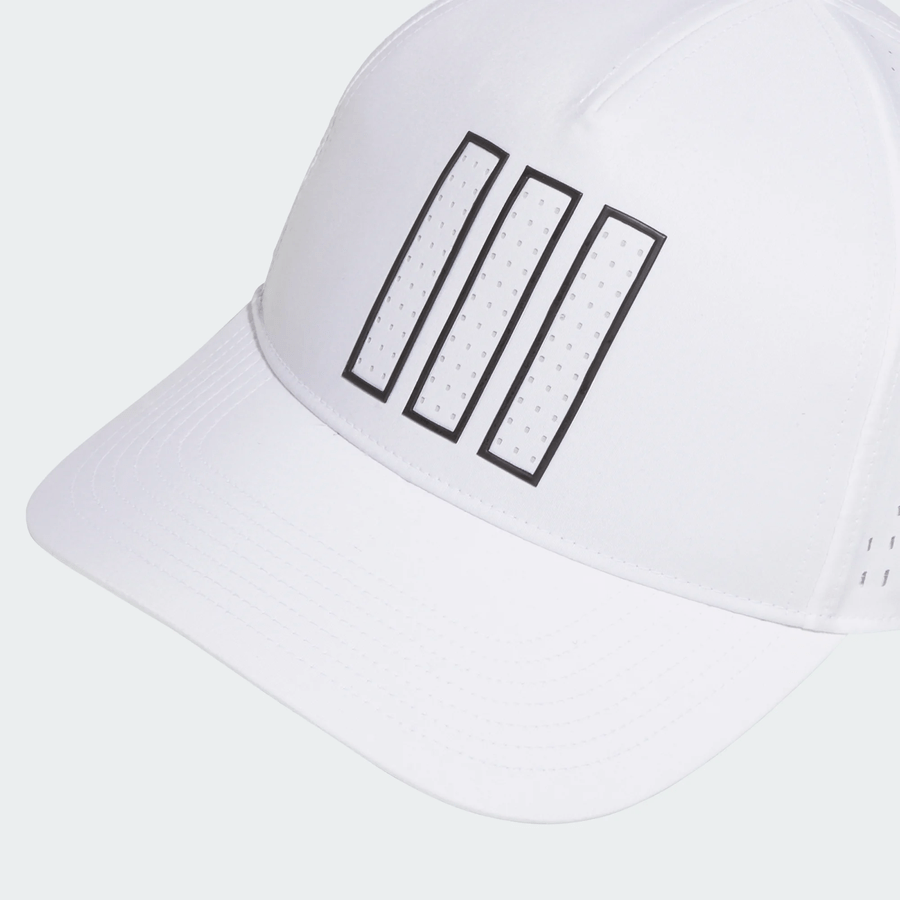 Adidas Tour Hat 3 Stripe - White
