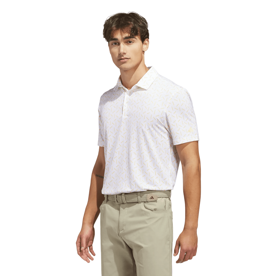 Adidas Ultimate365 Mesh Print Climacool Polo Shirt