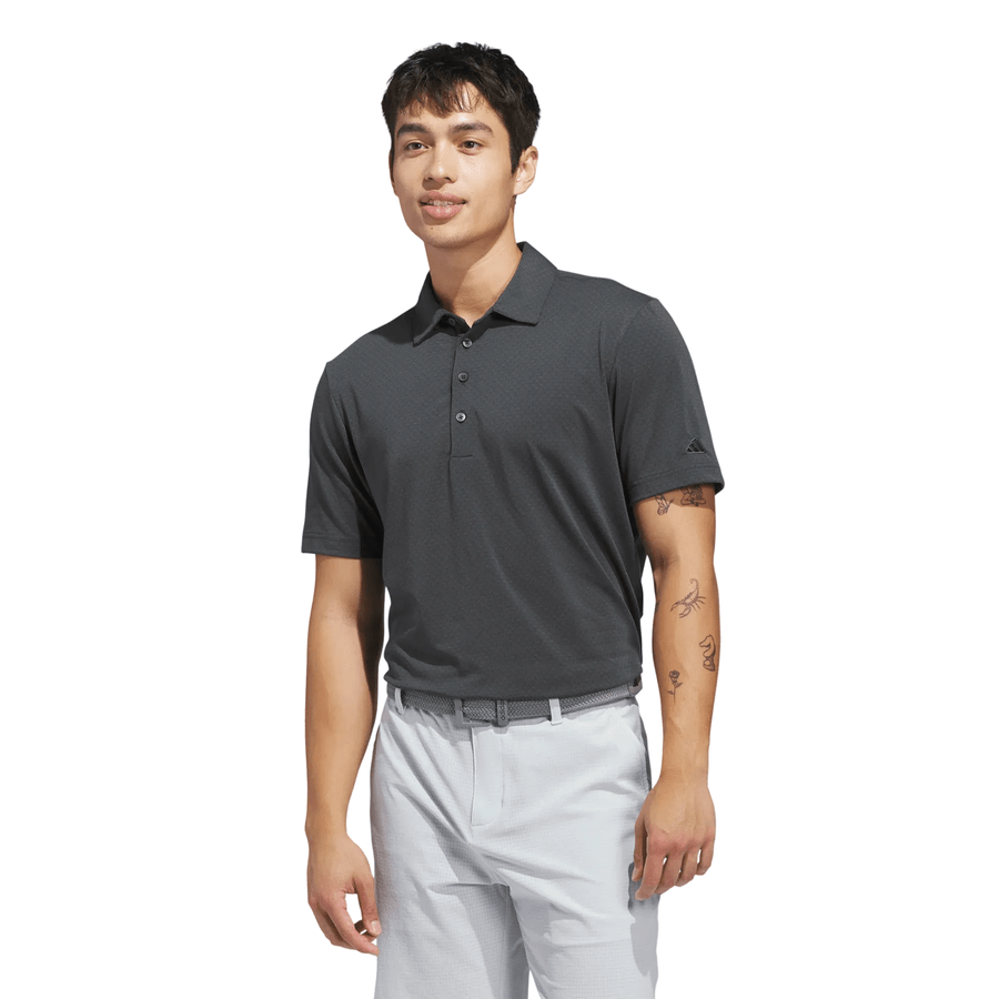 Polo Adidas Ultimate365+ incontournable imprimé - Noir