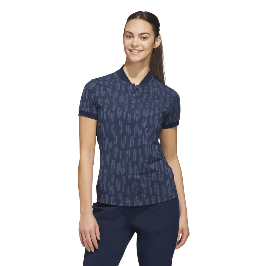 Adidas Ladies Ultimate365 Jacquard Climacool Polo Shirt