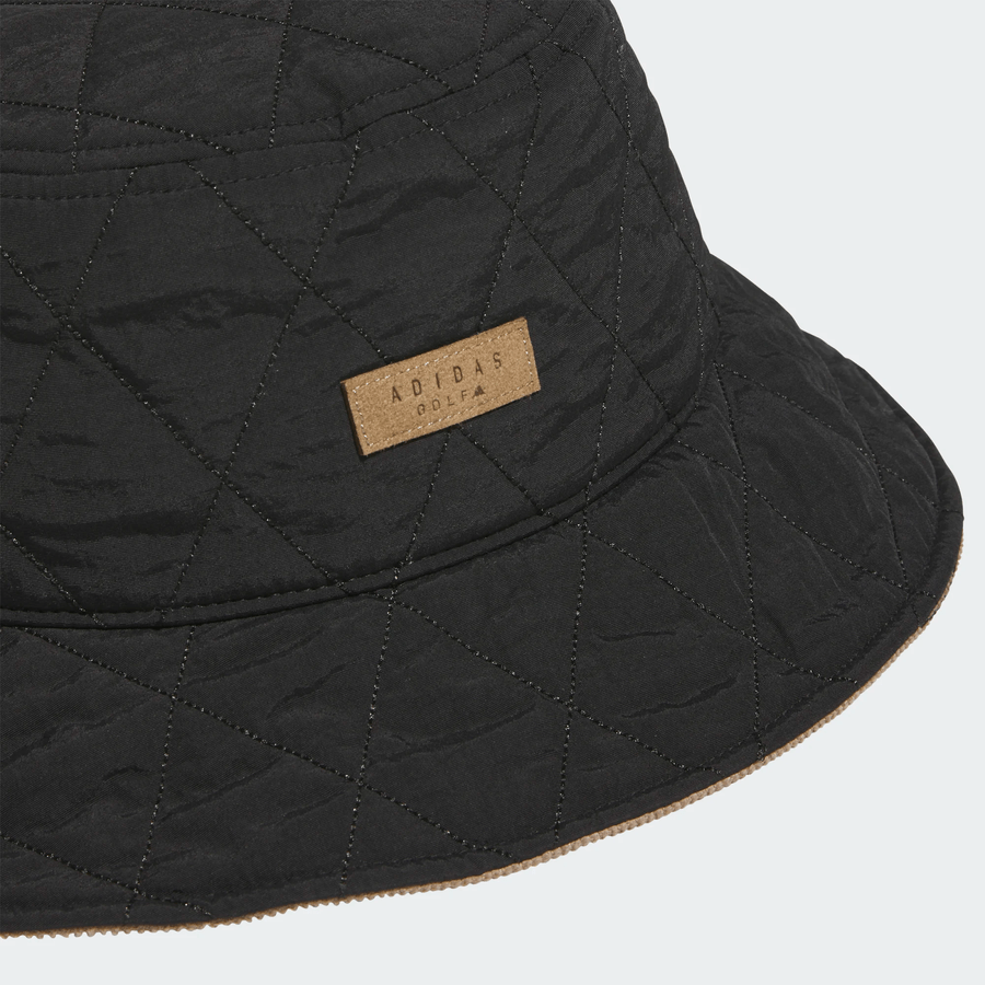 Adidas Ladies Quilted Bucket Hat - Black
