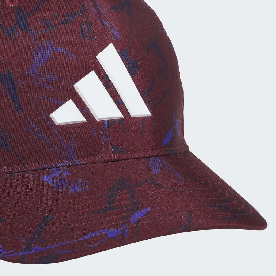 Adidas Tour Print Snapback Hat - Red