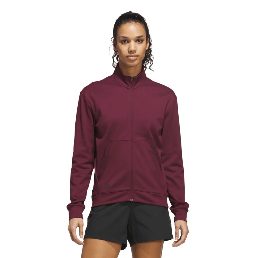 Adidas Ladies Ultimate365 Cold.rdy Full-Zip Jacket - Maroon
