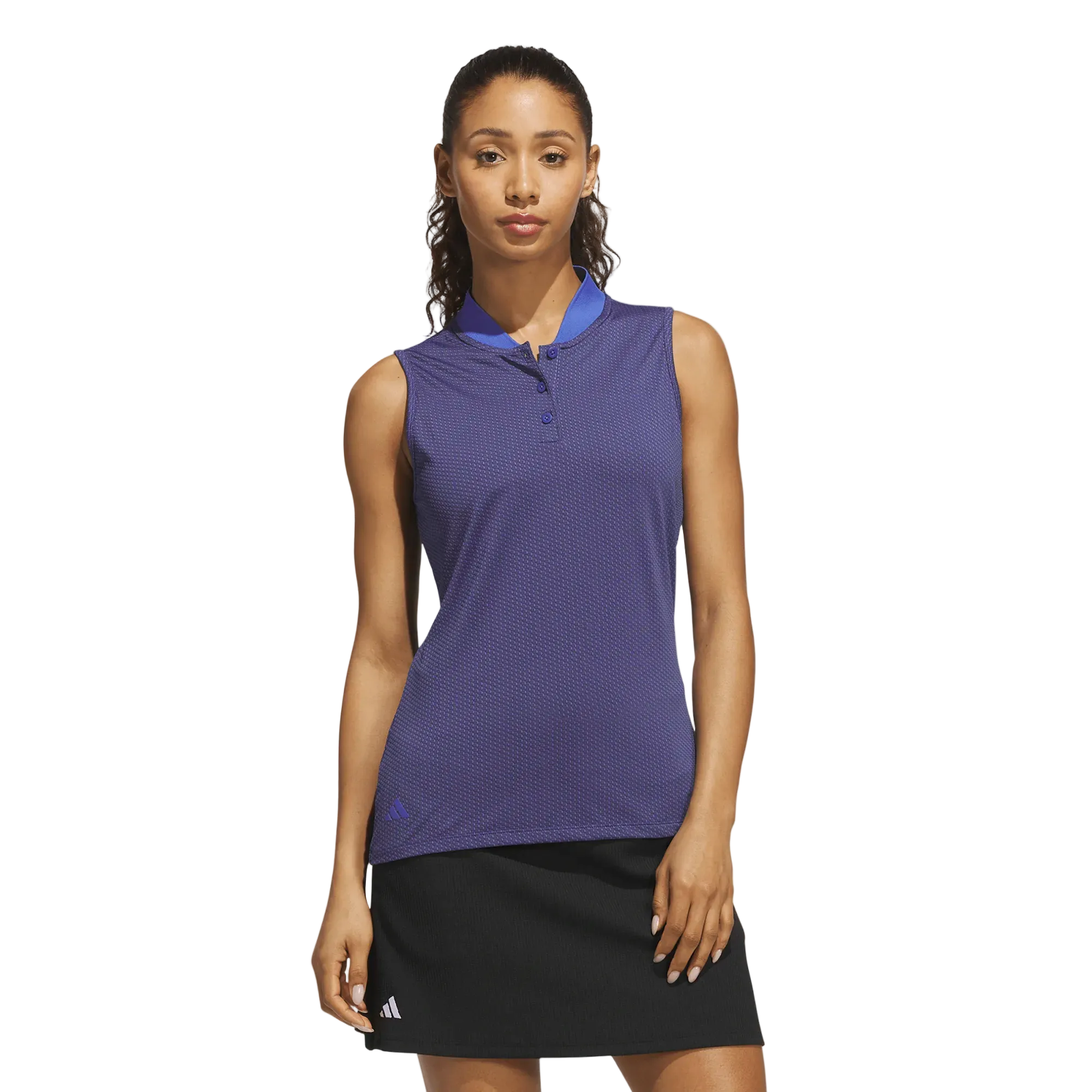 Polo Adidas texturé de performance pour femme