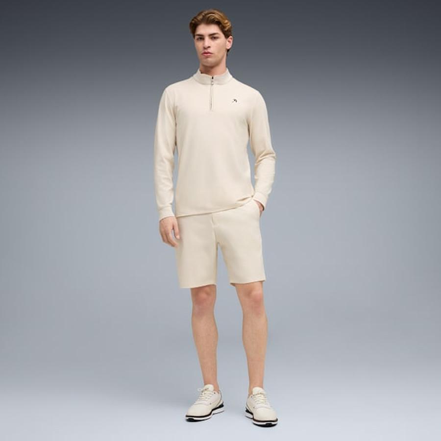 Puma x Arnold Palmer CLOUDSPUN 1/4 Zip Golf Jacket - Alpine Snow