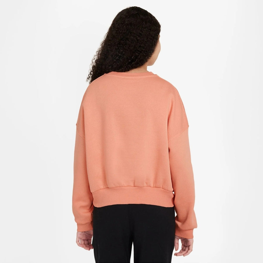 Nike Junior Girls' Club Fleece Boxy Crew Neck Sweater