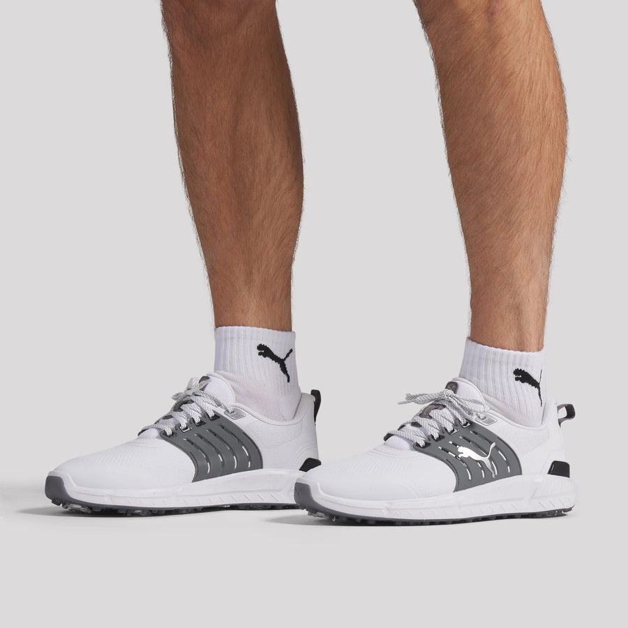 Puma Ignite Elevate 2 Tour Golf Shoes - White/Slate Sky